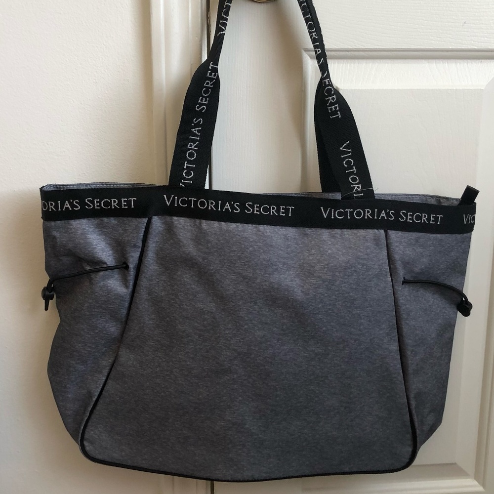 NWT Victoria's Secret Gray Adjustable Tote